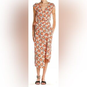 Jcrew mercantile wrap floral dress